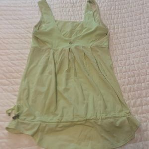 Lululemon Neon Yellow Tank.
